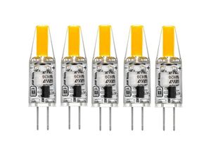 9105333893426 - Memkey - G4 led 220V 3W 2700K Warmweiß 160LM Silikonbirnen ersetzen herkömmliche 30W-Halogenlampen Packung mit 5 Einheiten