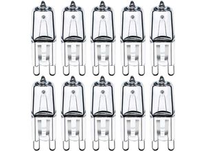 9105333893556 - Memkey - G9-Halogenlampen 45 w transparent G9-Kapselbirnen 230 v warmweiß dimmbar 10 Stück