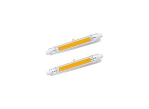 9105333893754 - Memkey - R7S LED-Glühbirne 118 mm Kaltweiß 6000 k 1200 lm R7S 13 w COB-LED-Halogen-Äquivalent R7S J118 100 w 120 w 360 Grad nicht dimmbar led