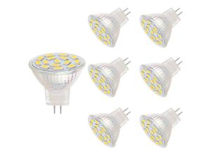 9105333894010 - Beijiyi - 12 v 3 w MR11 LED-Leuchtmittel entspricht 20–30 w Halogenlampen GU40-Sockel warmweiß (3000 k 6 Stück)