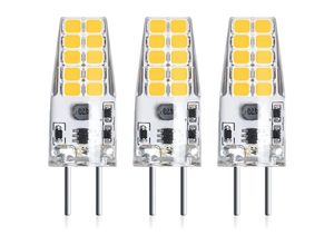 9105333894171 - Memkey - 3 Stück 3 w 12 v G635 LED-Leuchtmittel T3 T4 T5-Sockel G635 GY635-Sockel warmweiß 3000 k Ersatz von 30 w Halogenlampen für