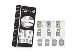 9109437141872 - 10 Stück Staubsaugerbeutel für iRobot Roomba i7 i7+ i7Plus i8 i8+ i3 i3+ i4 i4+ i6 i6+ j7 j7+ s9 s9+ s9Plus Clean Base Absaugstation