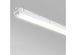 9114680720064 - Tolletour - led Feuchtraumleuchte Wannenleuchte Tageslicht Werkstatt Leuchten Badlampe IP65 150cm Neutralweiß 2X - Weiß