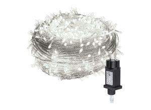 9114681101404 - Swanew - 30M 300 Lichterkette led Lichterkette Kaltweiß 8 Lichtmodi Party Garten Innen Außen Deko Weihnachtsbeleuchtung