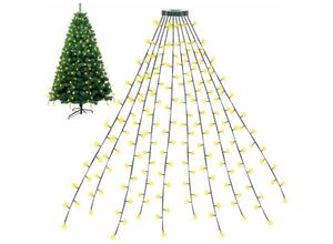 9114681106713 - SWANEW Christbaumbeleuchtung Garten 280 LED Lichterkette Weihnachtsbeleuchtung Innen - Warmweiß