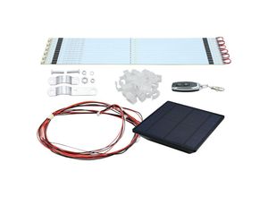 9114681131289 - Solar Lichterkette für Sonnenschirm Ampelschirm Beleuchtung outdoor Gartenleuchte für Pavilion 36 LEDs - WarmWeiß - Hengda