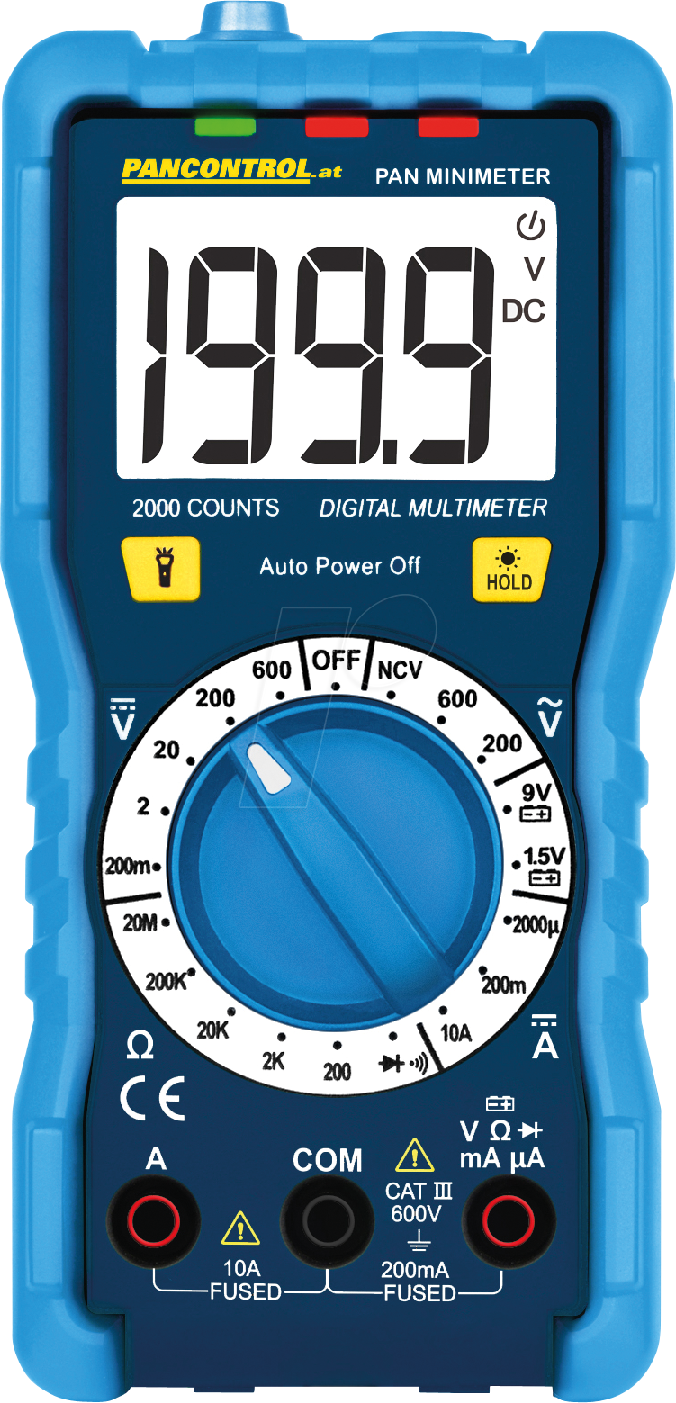 9120037330619 - PAN MINIMETER - Multimeter digital 600 V