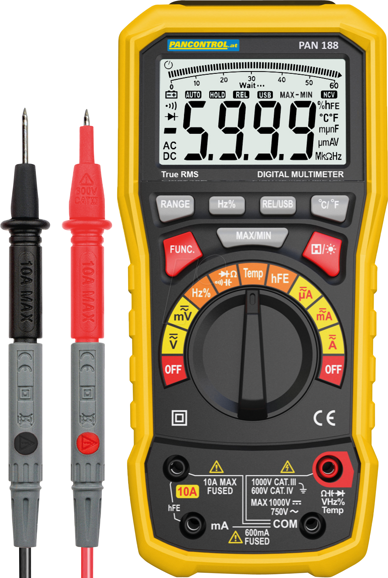 9120037331883 - Pancontrol - Profi-Digital-Multimeter pan 188 True rms