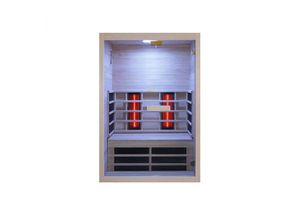 9120053865508 - Venus Vital Infrarotkabine Hemlock Infrarotsauna Vollspektrumstrahler 129x91cm - Sentiotec