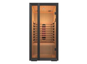 9120053866659 - Onni Infra Mini Element Infrarotkabine aus Abachi Infrarotsauna 100x104x200 cm - Sentiotec