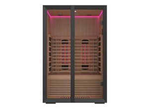 9120053866666 - Onni Infra Small Element Infrarotkabine aus Abachi Infrarotsauna 130x104x200 cm - Sentiotec