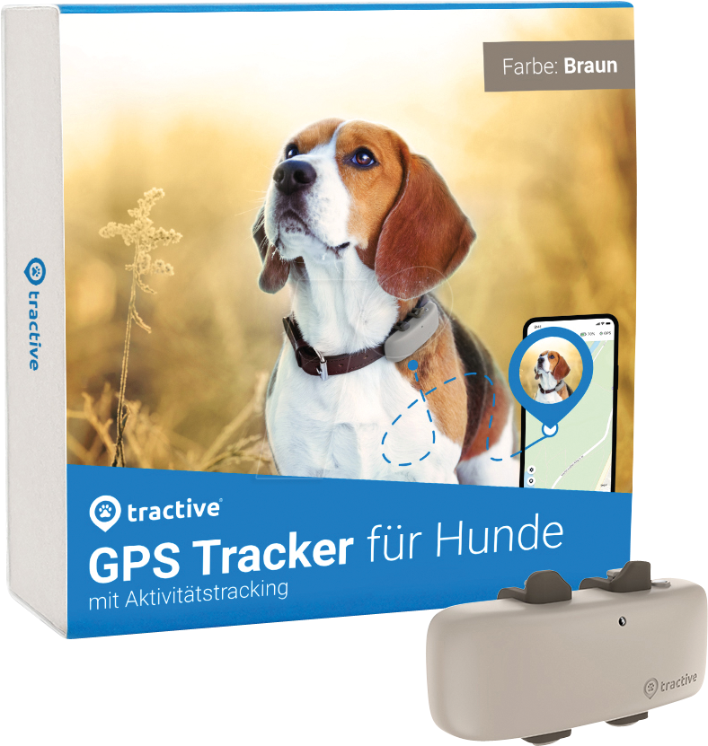 9120056450893 - NJA4 - GPS-Tracker für Hunde DOG 4 braun