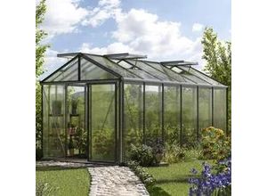 9120079961253 - GFP Profi 235 x 460 cm Gewächshaus Standardfarbe Aluminium Natur | Aktionsset - Profi 1 - (GFPV00198)