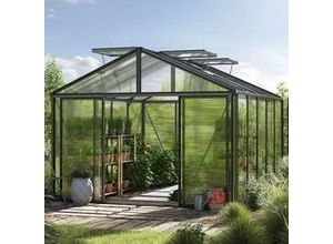 9120079961727 - GFP Profi 311 x 385 cm Gewächshaus Pulverbeschichtet Anthrazit RAL 7016 | ohne Setangebot - (GFPV00220)