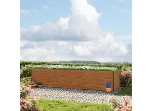 9120079966036 - GFP Kingsize 351 x 119 x 77 cm Hochbeet Holzoptik - (GFPV00394)