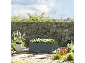 9120079966487 - GFP Halfsize 119 x 99 x 39 cm Hochbeet Anthrazit - (GFPV00497)