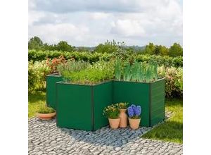 9120079967491 - GFP Hobby 269 x 269 x 77 cm Hochbeet Grün - (GFPV00568)