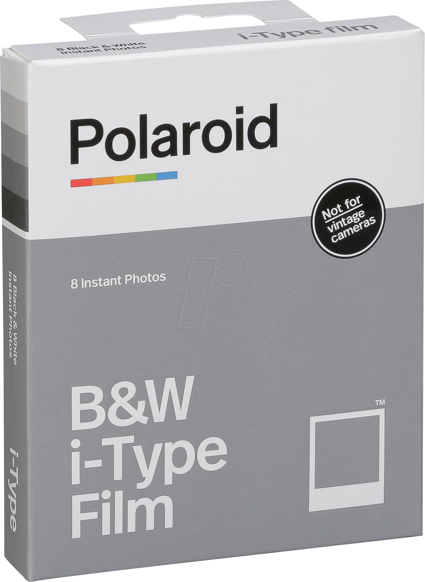 9120096770647 - i-Type B&W Film - Brillant - weiß - 88 x 107 mm 8 Blatt Fotopapier (006001)