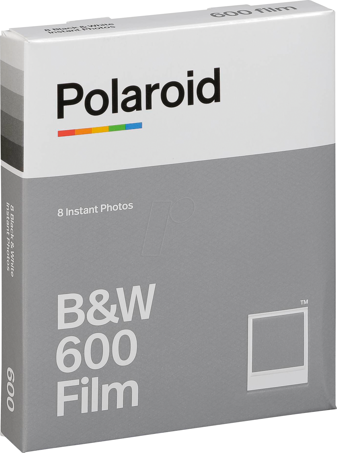 9120096770661 - POLAROID 6003 - Film für 600 schwarzweiß weißer Rahmen