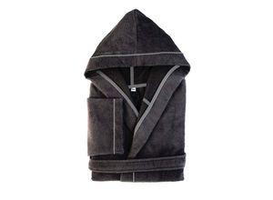 9120106129243 - PANA® Frottier Unisex Baumwolle Bademantel mit Kapuze • Saunamantel • Damen Bademantel • Herren Bademantel mit Kapuze • bathrobe men • weiches Material • knielang 9120106129243 - PANA® Frottier Unisex Baumwolle Bademantel mit Kapuze • Saunamantel • Damen Bademantel • Herren Bademantel mit Kapuze • bathrobe men • weiches Material • knielang