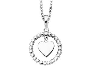 9120120096484 - Kette mit Anhänger JULIE JULSEN 925 - Sterling Silber rhodiniert Moving Heart Halsketten Gr 41cm Silber 925 (Sterlingsilber) Länge 41 cm silberfarben (silber) Damen