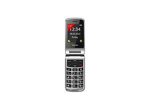 9120124820382 - Bea-fon Silver Line SL605 - Feature Phone - microSD slot - LCD-Anzeige - 320 x 240 Pixel - rear camera 03 MP