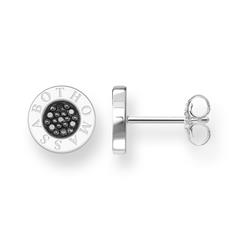 9120700908169 - Paar Ohrstecker THOMAS SABO Classic Pavé Schwarz Classic Weiß H1547-051-11 H1547-051-14 Ohrringe Gr Silber 925 (Sterlingsilber) silberfarben (silberfarben schwarz schwarz) Damen Ohrstecker mit Zirkonia (synth)