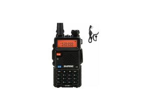 9122943317050 - Baofeng UV-5R Walkie Talkie fm Transceiver Zweikanal-Radio Dual Display 400–520 MHz 5 w wiederaufladbares Zweikanal-Amateurfunk-Handfunkgerät mit