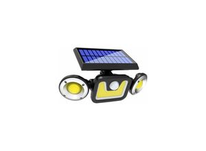 9122943319078 - Amirror Smart Ug - Superstarke 83-LED-Solarleuchte für den Außenbereich mit Bewegungssensor IP65 wasserdichte Außenbeleuchtung