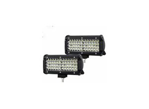 9122943319368 - Amirror Smart Ug - 2er-Pack Traktor-LED-Arbeitsscheinwerfer 144 w Auto-Scheinwerfer 16 LED-Streifen wasserdichter Arbeitsscheinwerfer für 4 x