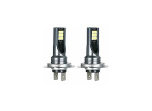 9122943319566 - Spezifische Glühbirne H7 Auto-LED-Nebelscheinwerfer 110 w Scheinwerferlampen-Set weißes Lauflicht HID-Decoder Nebelscheinwerferlampe schwarz