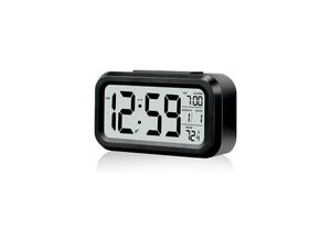 9122943390268 - Amirror Smart Ug - Wecker kleiner digitaler Wecker 51 LCD-Display mit Snooze-Datumskalender Temperaturalarmanzeige einfach zu installieren am