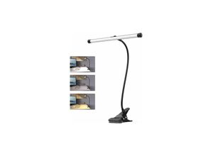 9122943394792 - Amirror Smart Ug - LED-Schreibtischlampe mit Klemme Schwanenhals-Zeichentischlampe mit flexiblem Arm 3 Farbmodi kann über usb mit Strom versorgt