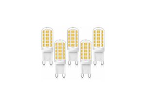 9122943396475 - Amirror Smart Ug - 5er-Pack) G9-LED 25 w Halogenlicht warmweiß 3000 k G9-LED-Lampe für Spiegelbeleuchtung Schlafzimmer Wohnzimmer Küche Garten