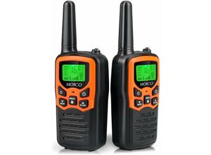 9130872146252 - Walkie Talkie mit groer Reichweite für Erwachsene mit 22 FRS-Kanlen Familien-Walkie-Talkie mit LED-Taschenlampe VOX-LCD-Display für Wanderungen