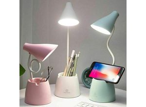 9130872150730 - Tovbmup - Schreibtischlampe led Tischlampe 3 Leuchtmodi und Touchsensor Schreibtischlampe 360° drehbar mit variabler Intensitt zum Lesen Lernen