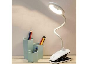 9130872249847 - LED-Leseleuchte 3 Farben und 3 Touch-Helligkeit dimmbare Nachttischlampe kabellos LED-Leseleuchte zum Anklemmen am Bett für Kinderzimmer 9130872249847 - LED-Leseleuchte 3 Farben und 3 Touch-Helligkeit dimmbare Nachttischlampe kabellos LED-Leseleuchte zum Anklemmen am Bett für Kinderzimmer