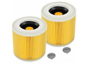 9130872251314 - Tovbmup - 2 Hülsenfilter für Kärcher wd3 Premium wd2 wd3 wd3p mv2 mv3 - wd3 Filter - k228rcher Staubsauger Ersatzfilter Zubehör 6414-5520  