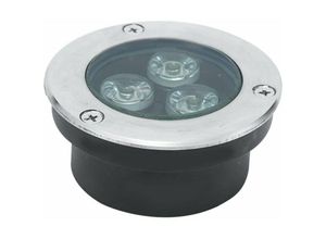 9130872253905 - Tovbmup - Schlanker LED-Pool-Einbaustrahler für Gartenterrasse 3 w LED-Außenstrahler IP68 wasserdichte Rasen- und Teichbeleuchtung (Farbe Weiß)