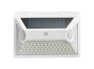 9130872257828 - Solar-Wandleuchte mit Bewegungssensor 118 LEDs wasserdicht solarbetriebene LED-Wandleuchte 360-Grad-Landschaftserkennung Wegbeleuchtung