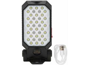 9130872259808 - Tovbmup - COB-LED-Werkstattlampe wiederaufladbare Taschenlampe 39 LED-Wartungslampe mit magnetischer Basis für den Notfall in der Innenraumgarage