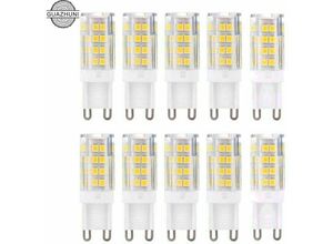 9130872301774 - Tovbmup - G9 led Lampe Glühbirnen Warmweiß 3000K 5W G9 led Glühbirne entspricht 40W Halogenbirnen 420 Lumen nicht dimmbar 10er Pack