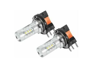 9130872302580 - Tovbmup - 2 Stück 80 w H15 HID-Scheinwerfer weiße LED-Lampen für Tagfahrlicht