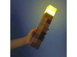 9130872304423 - Tovbmup - Minecraft Spiel Brownstone Taschenlampe Schlafzimmer Led Nachtlicht usb wiederaufladbares Geschenk