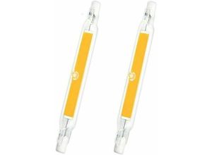 9130872305796 - Tovbmup - Los 2 LED-Lampen R7S 118 mm 20 w zweiseitig gesockelt 120 v Typ j R7s 150 w Champion Halogen Warmweiß Ersatz 3000 k