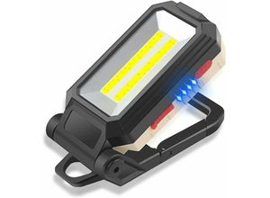 9130872310073 - Tovbmup - COB-Arbeitsleuchte über usb wiederaufladbar tragbarer LED-Strahler mit Magnet für Autoreparatur Angeln Camping Angeln und Baustelle