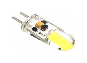 9130872341176 - Tovbmup - Dimmbare Gy635 led Lampe Ampulle Led Cob En Silikon 12V dc 3W Weiß