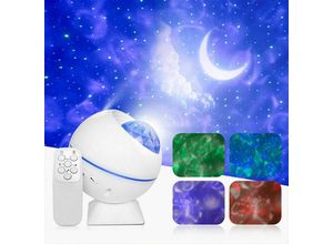 9130872342050 - Tovbmup - Galaxy-Projektor Galaxy-LED-Lichtprojektor für Schlafzimmer Cloud Star Galaxy-Lampe Kinder-Nachtlichtprojektor mit Sprachsteuerung