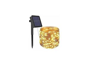 9130872347017 - Tovbmup - Solar-Lichterkette für den Außenbereich 12 m 120 LEDs 8 Dekorationsmodi [Energieklasse a+++]