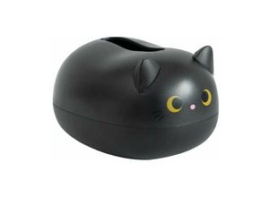 9130872350017 - Tovbmup - Kawaii Katze Taschentuchbox Küche Serviette Aufbewahrungsbox wc Papierbehälter Desktop Toilettenpapierhalter Nordic Style Home - Schwarz